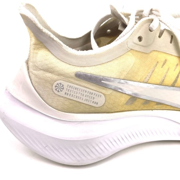 Nike Zoom Gravity Platinum Metallic Yellow Running Shoes BQ3203-001 Size 7 - Picture 3 of 11